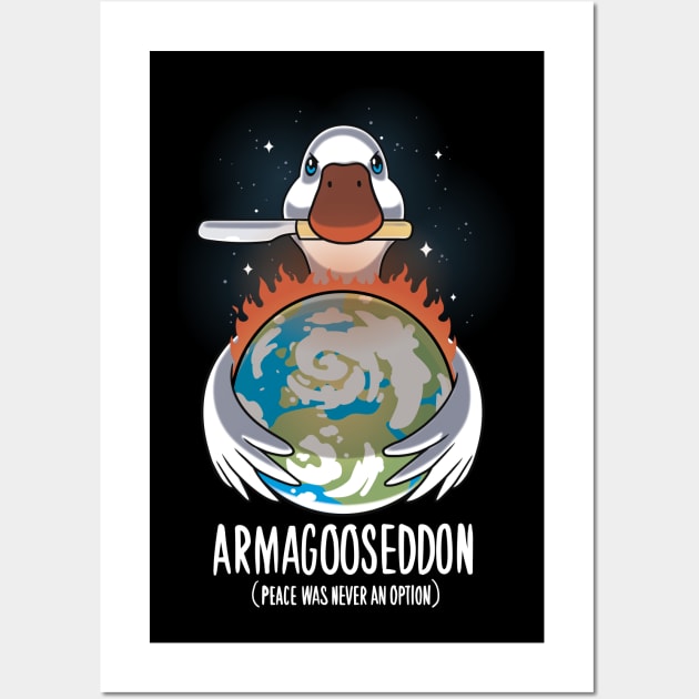 Untitled Goose Armageddon - World domination - Gaming Wall Art by Typhoonic